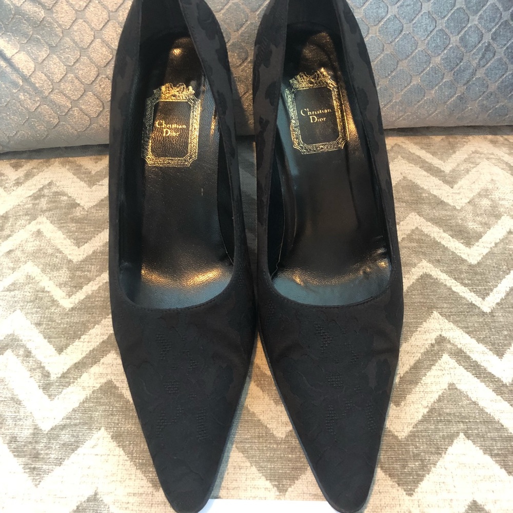 💕Christian Dior Floral Jacquard Pumps💕